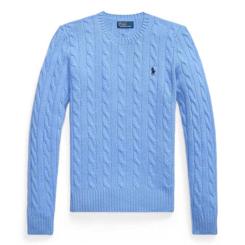 Polo Ralph Lauren Cable Wool Cashmere Crewneck Sweater image number 2